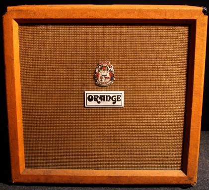 Orange 4×12 Cabinet with Fane Power 50 Inside. 200 Watt